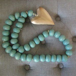 Wooden Ball & Heart Garland💘